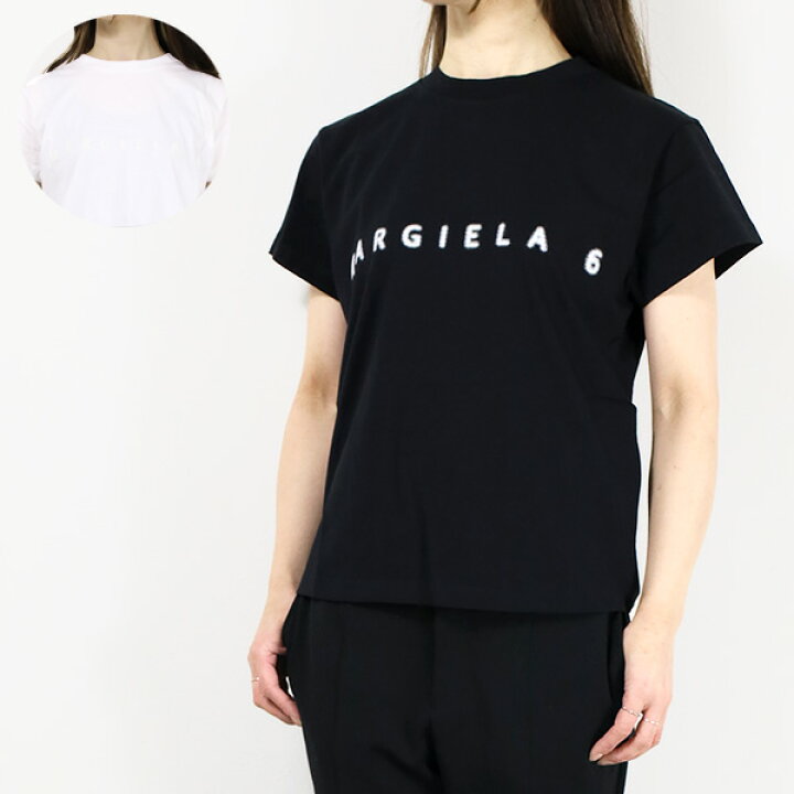 楽天市場】MM6 エムエムシックス Logo T-Shirt Tシャツ 半袖 クルー 