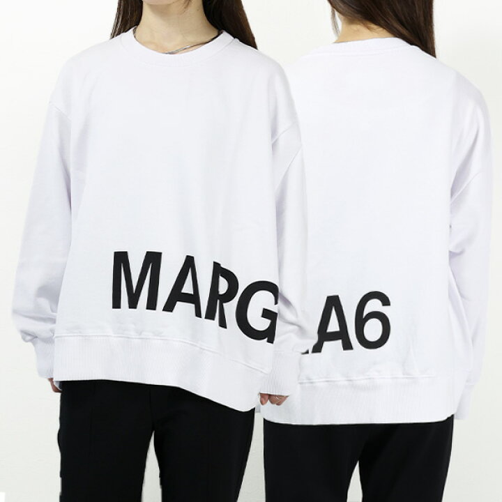 楽天市場】MM6 エムエムシックス LOGO SWEATSHIRTS スウェットシャツ 