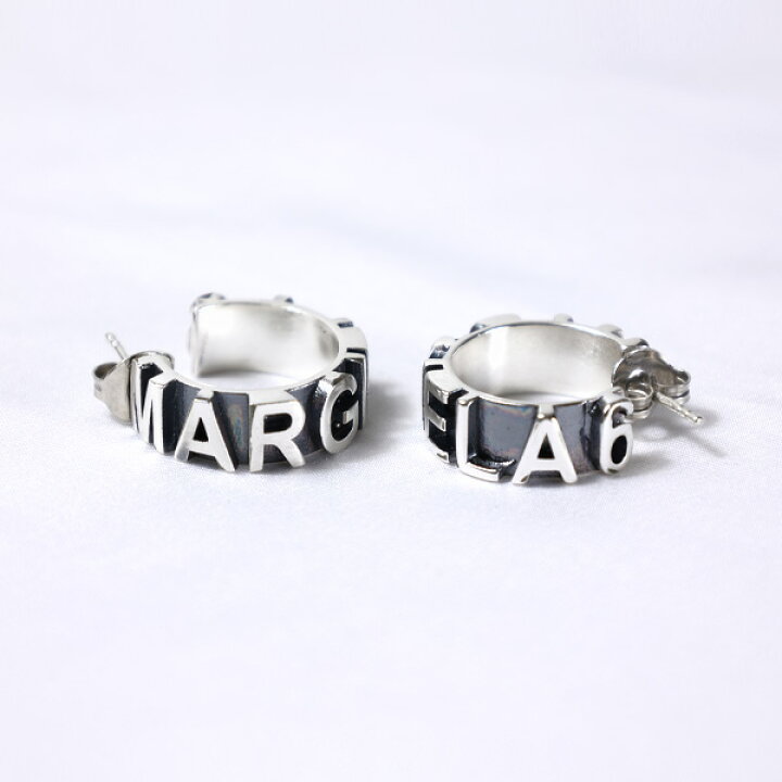 楽天市場】【返品交換不可】MM6 エムエムシックス Logo Earrings 