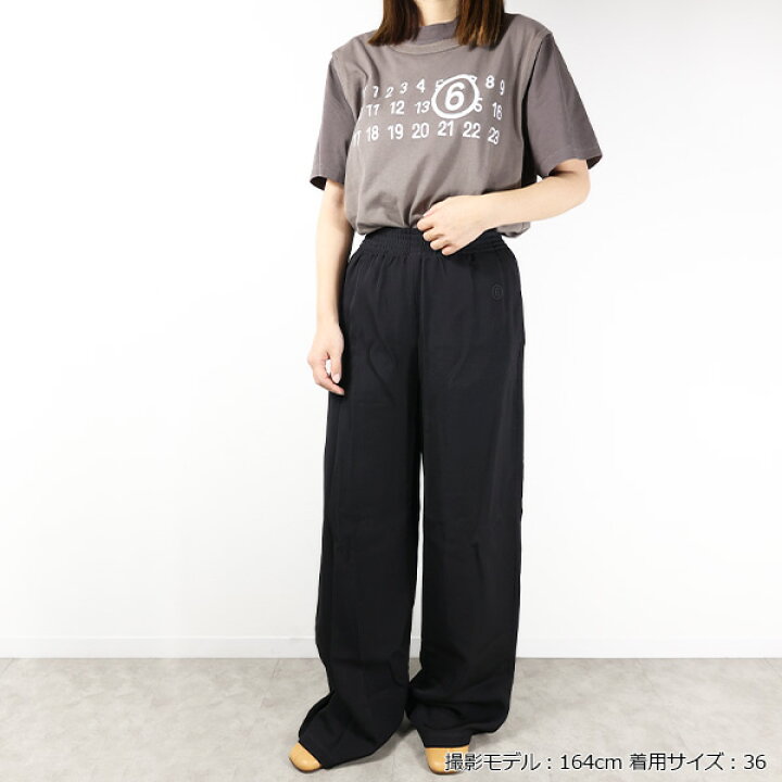 楽天市場】MM6 エムエムシックス Straight Wide Pants ワイドパンツ  