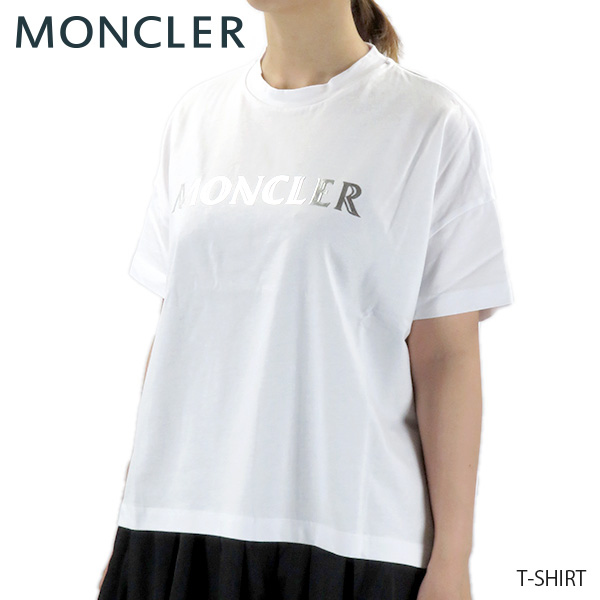 新入荷品 MONCLER モンクレール クルーネック　Tシャツ　 ブラック Tシャツ/カットソー(半袖/袖なし)