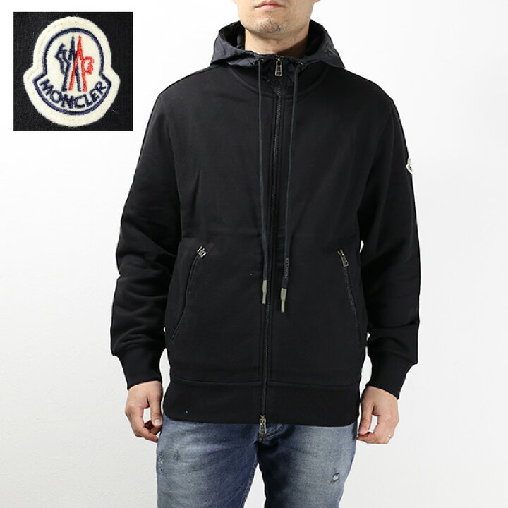 楽天市場】MONCLER モンクレール Zip Up Hoodie フーディ パーカー  