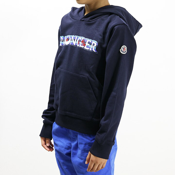 楽天市場】MONCLER モンクレール LOGO HOODIE プルオーバーパーカー  
