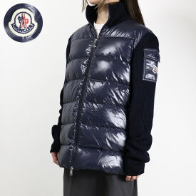 MONCLER モンクレール CARDIGAN カーディガン ニット ダウン 切り替え コンビブルゾン アウター レディース 9B000 20 M1131 778