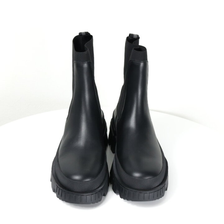 楽天市場】MONCLER モンクレール MONCLER BLACK LEATHER ANKLE  display picture 3