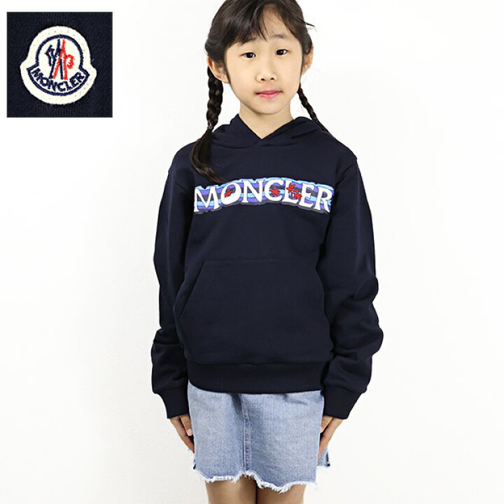 楽天市場】MONCLER モンクレール LOGO HOODIE プルオーバー パーカー  
