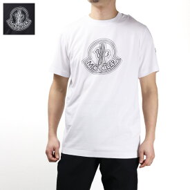 MONCLER モンクレール LOGO T-SHIRT Tシャツ 半袖 カットソー クルーネック ロゴパッチ コットン メンズ 8C00028 89A17