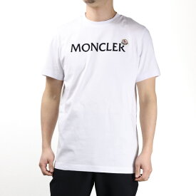 MONCLER モンクレール LOGO T-SHIRT Tシャツ 半袖 カットソー クルーネック ロゴパッチ コットン メンズ 8C00057 8390T