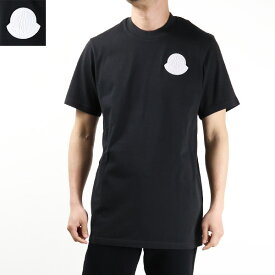 MONCLER モンクレール Logo Patch T-Shirts Tシャツ 半袖 カットソー ロゴT クルーネック スリムフィット コットン カジュアル ロゴパッチ メンズ 8C00045 83927