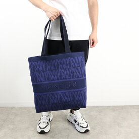 MONCLER モンクレール Knit Tote Bag ニット トートバッグ 鞄 大容量 A4サイズ収納可能 ロゴ刺繍 メンズ レディース ユニセックス 5D00010 M4078