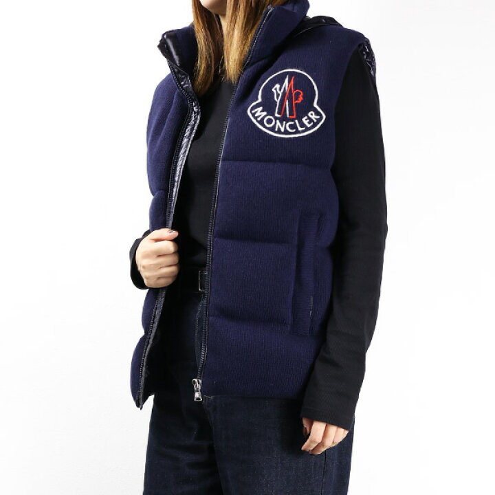 楽天市場】MONCLER モンクレール HARIKI Vest ダウンベスト フード収納 