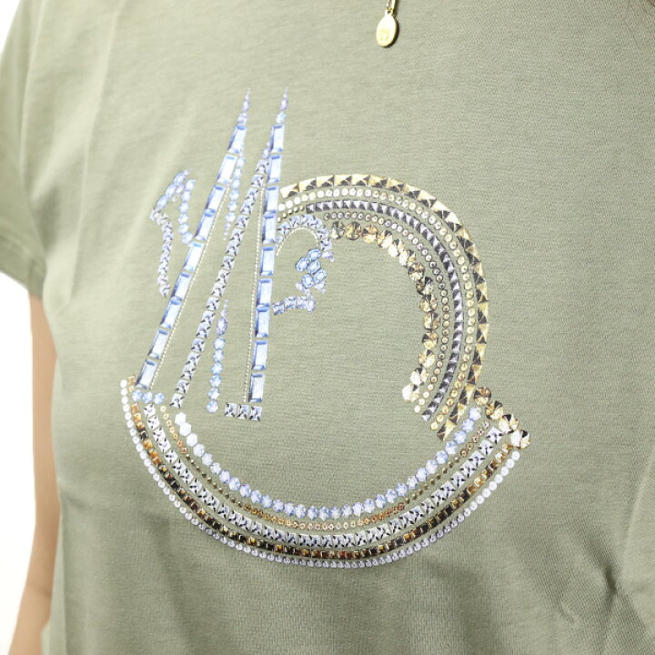 楽天市場】MONCLER モンクレール Crystal T-Shirts Tシャツ 半袖 ロゴT 