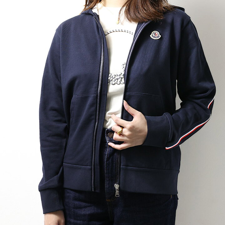 楽天市場】MONCLER モンクレール Logo Patch Zip up Cardigan ジップ  