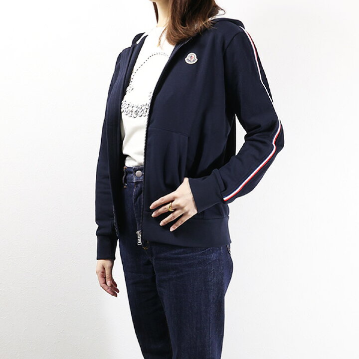 楽天市場】MONCLER モンクレール Logo Patch Zip up Cardigan ジップ 