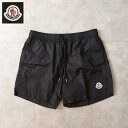 MONCLER モンクレール 水着 Swim Wear 912C0000653326 メンズ ナイロン スイムショーツ 海パン ロゴパッチ スイムウェ…
