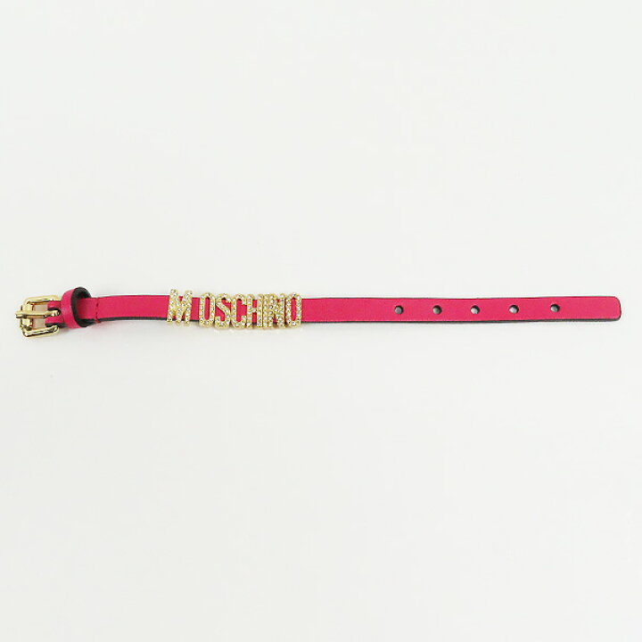 楽天市場】MOSCHINO モスキーノ Crystal Embellished Logo Bracelet 