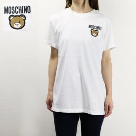 【5/31迄！SNSフォロワーさん限定 5％OFFクーポン発行中】Moschino モスキーノ Teddy Bear Print T-Shirts Tシャツ 半袖 クルーネック コットン100％ プリント カジュアル シンプル メンズ HZM03ULAA01