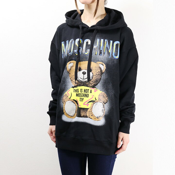 楽天市場】Moschino モスキーノ Teddy Bear Print Hoodie パーカー  