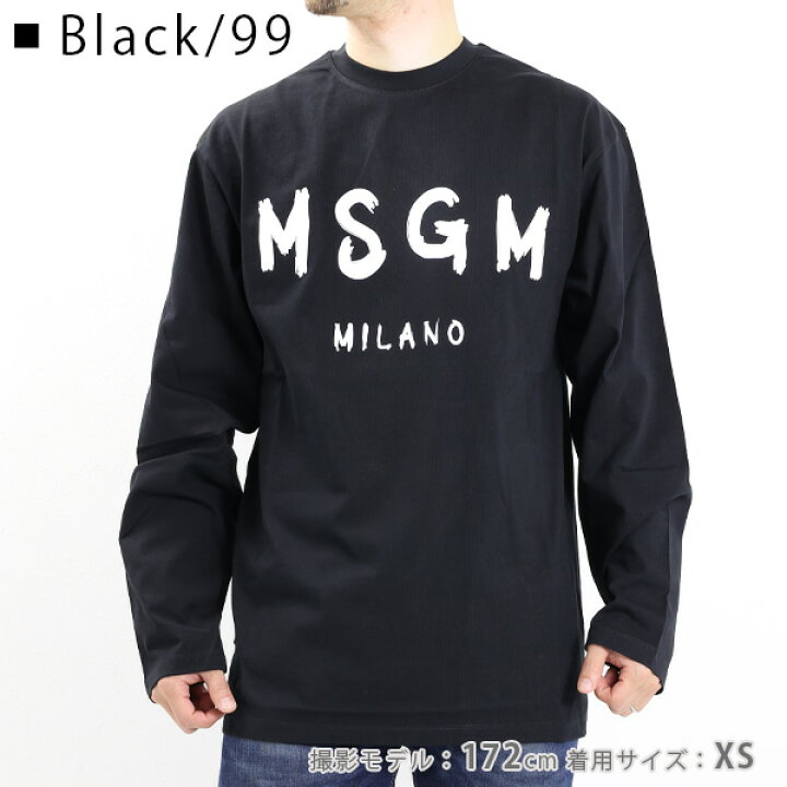 MSGM Milano 長袖Tシャツ 黒