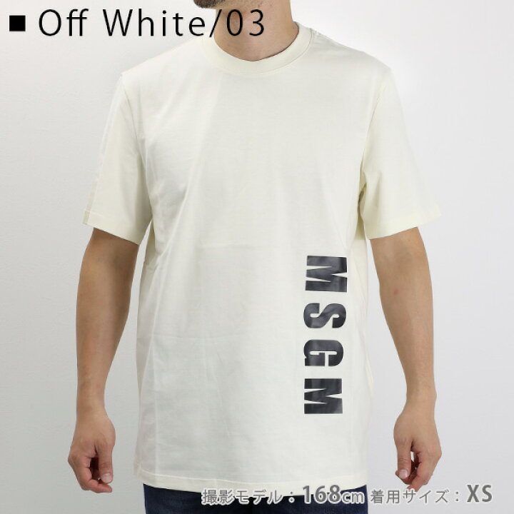 楽天市場】MSGM エムエスジーエム LOGO T-SHIRT 3240 MM95 227298 ロゴ 