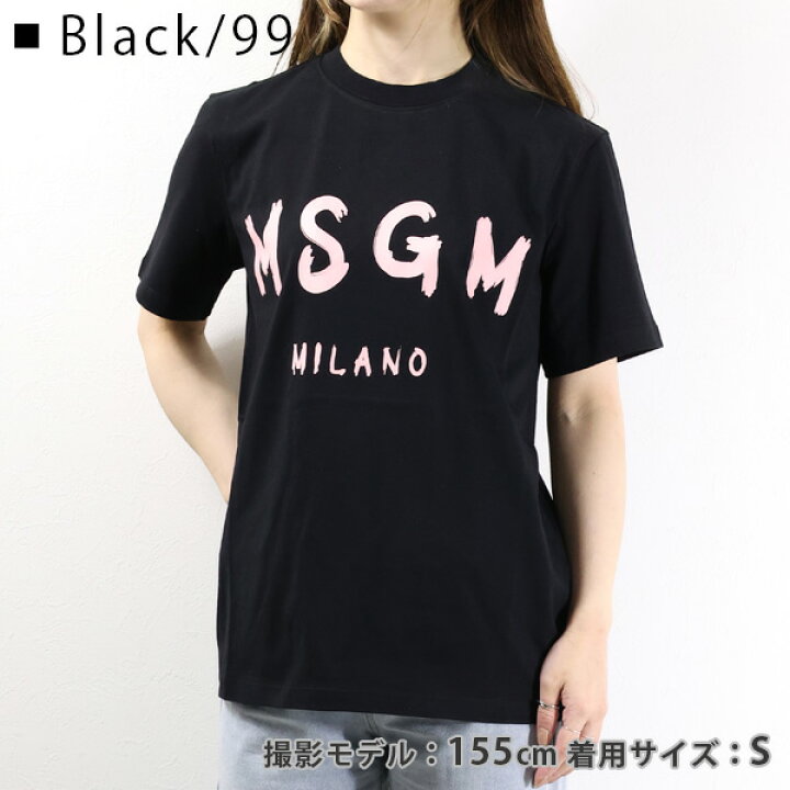 楽天市場】MSGM エムエスジーエム METALLIC LOGO T-SHIRT 3241 MDM510 