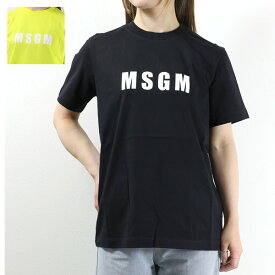 MSGM エムエスジーエム LOGO T-SHIRT 3241 MDM185 227298 半袖 Tシャツ プリントTシャツ ロゴ コットン レディース