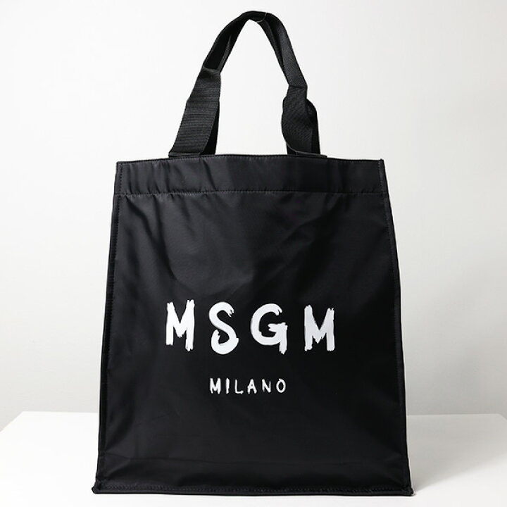 楽天市場】MSGM エムエスジーエム Nylon Logo Tote Bag ロゴ トート 