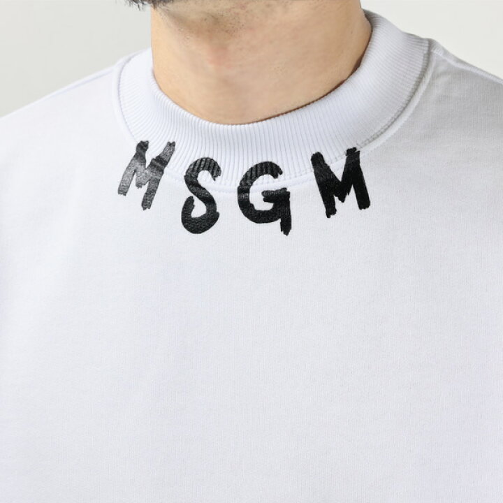 楽天市場】MSGM エムエスジーエム Logo on the neck Sweatshirts 