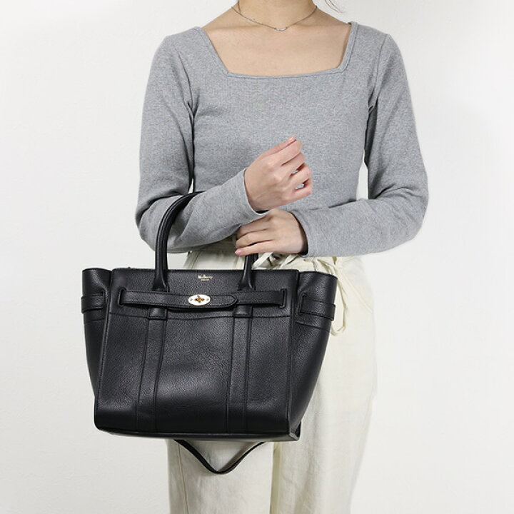楽天市場】MULBERRY マルベリー Small Zipped Bayswater Tote Bag  