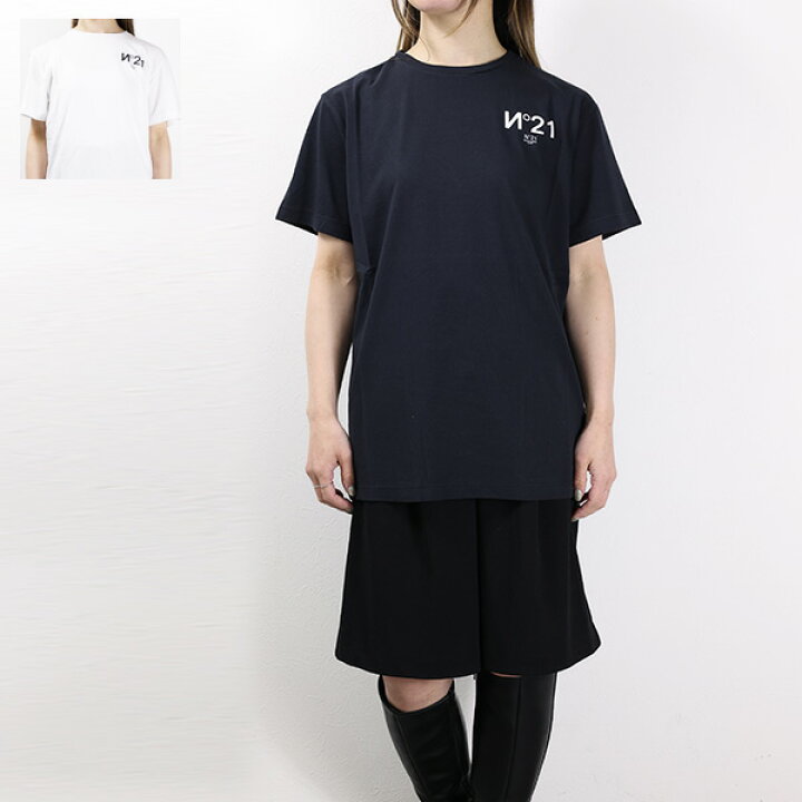 楽天市場】N 21 ヌメロヴェントゥーノ Logo Print T-Shirt Tシャツ  