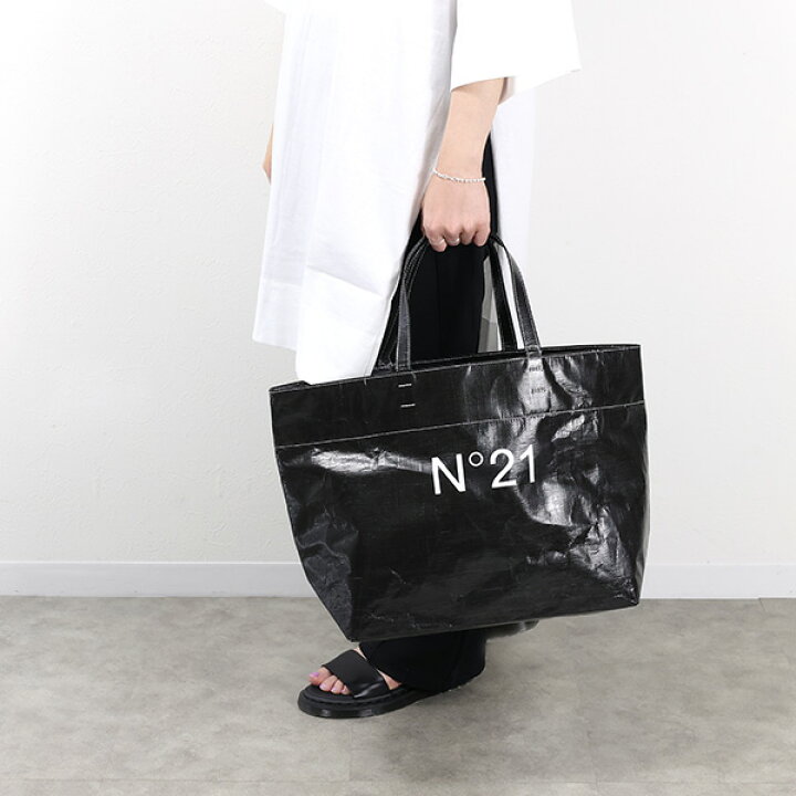 楽天市場】N 21 ヌメロヴェントゥーノ Logo Print Shopper Tote トート  