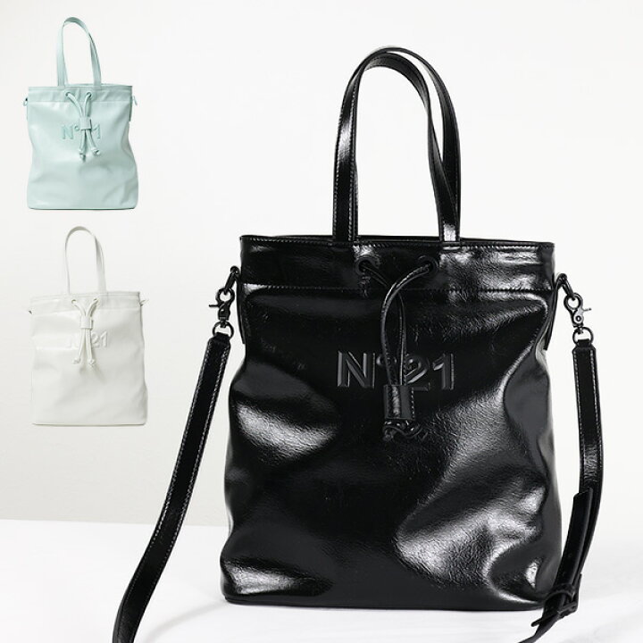 楽天市場】N 21 ヌメロヴェントゥーノ Logo Embossed Tote Bag トート 