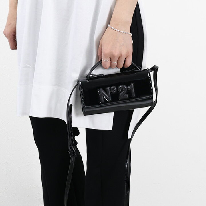 楽天市場】N 21 ヌメロヴェントゥーノ Logo Shoulder Bag ショルダー 