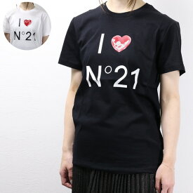 N21 numero ventuno ヌメロヴェントゥーノ Crew Neck Cotton T-Shirt Tシャツ コットン 半袖 クルーネック キッズ レディース 大人も可s N21754 N0153