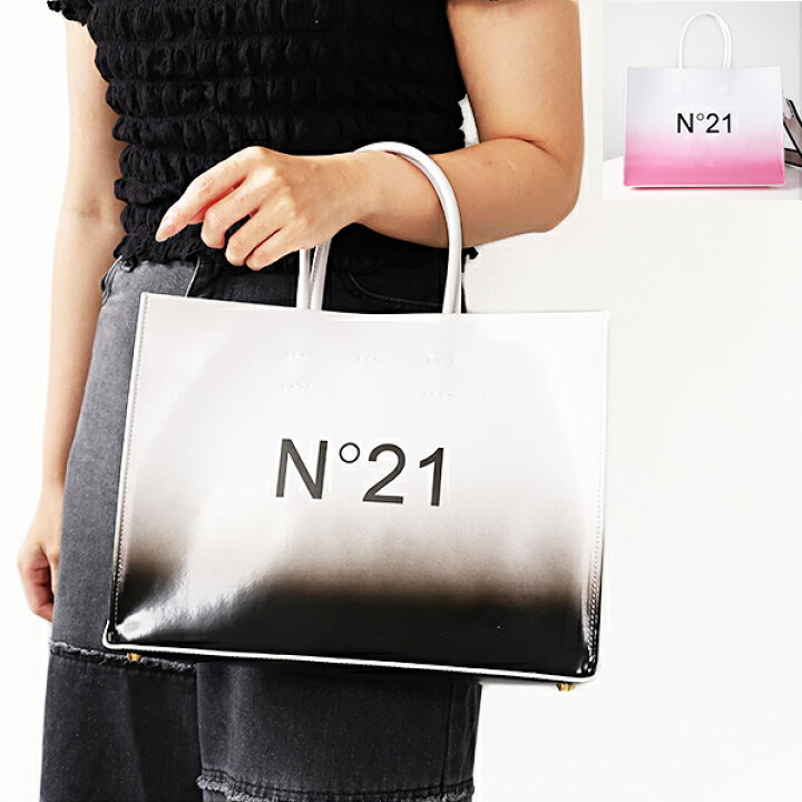楽天市場】N°21 ヌメロヴェントゥーノ トートバッグ Shopper Tote Bag  