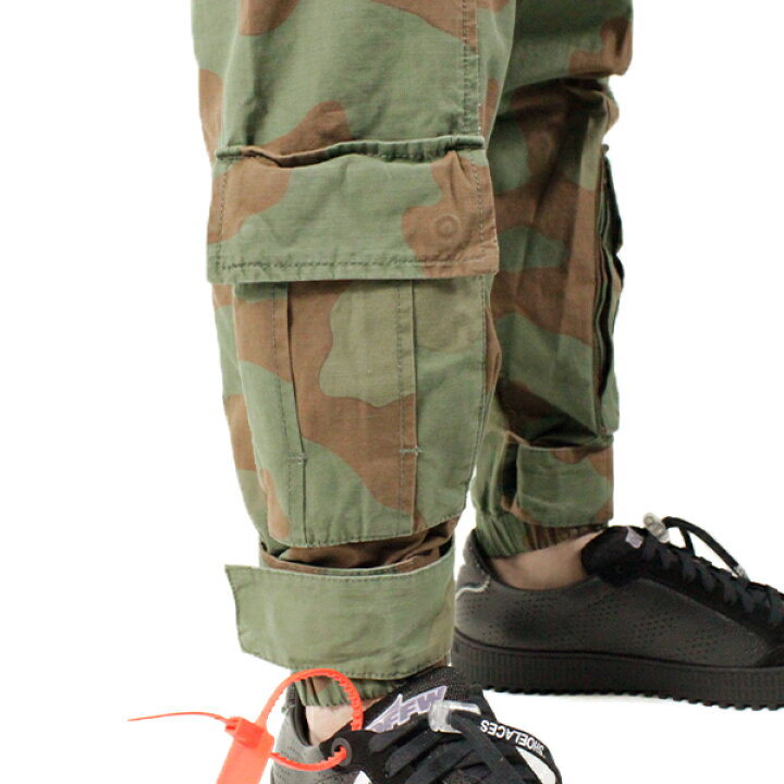 楽天市場】Off White オフホワイト CAMOU CARGO PANT カモ カーゴ 