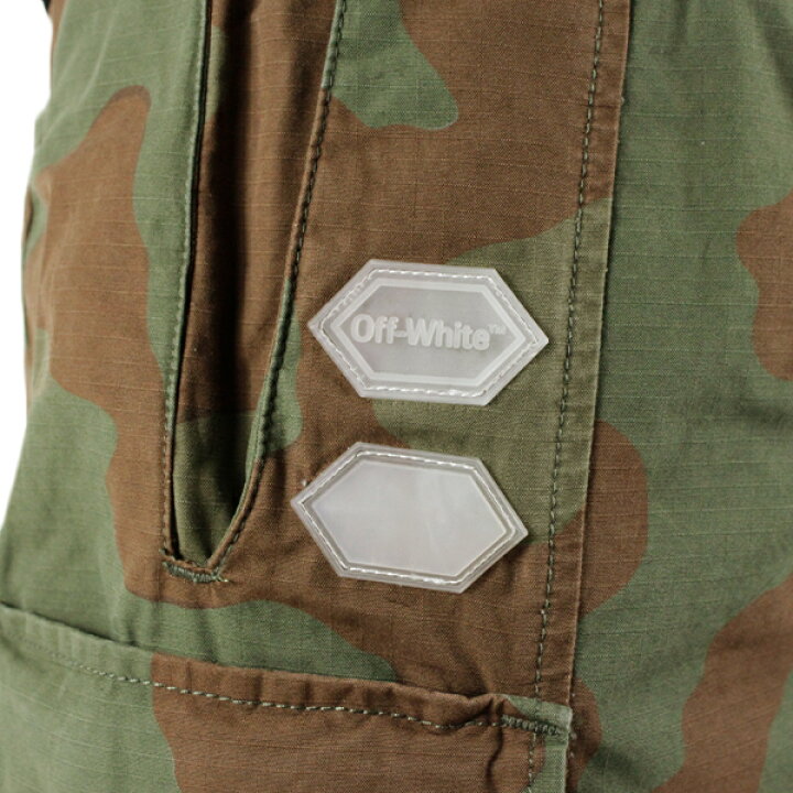 楽天市場】Off White オフホワイト CAMOU CARGO PANT カモ カーゴ 