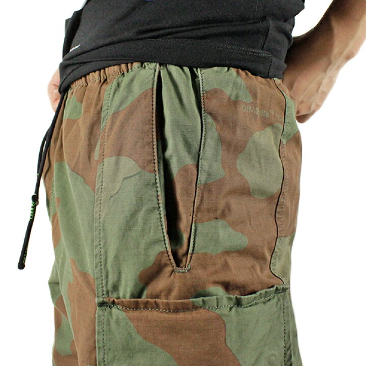 楽天市場】Off White オフホワイト CAMOU CARGO PANT カモ カーゴ 