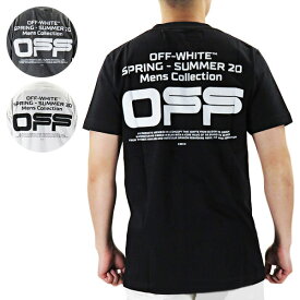 Off White オフホワイト WAVY LINE LOGO S/S SLIM TEE ウェイビーライン ロゴ スリムTシャツ 半袖[OMAA027R20185004]