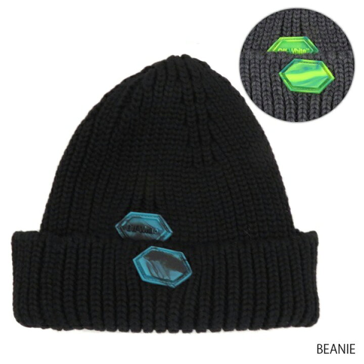 楽天市場】Off White オフホワイト BEANIE ビーニー キャップ メンズ 