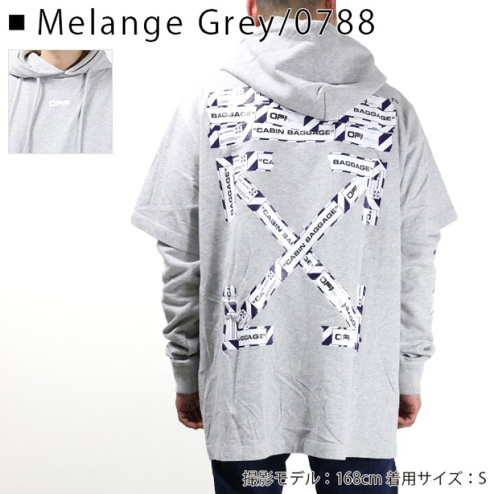 楽天市場】Off White オフホワイト AIRPORT TAPE DOUBLE TEE HOODI 