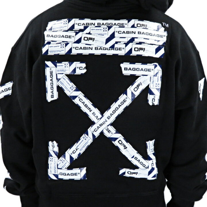 楽天市場】Off White オフホワイト AIRPORT TAPE OVER HOODIE 