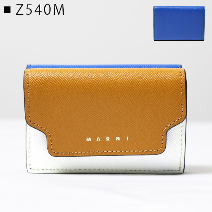 MARNI マルニ Tri-Fold Wallet 三つ折り財布 財布 マルチカラー ロゴ 
