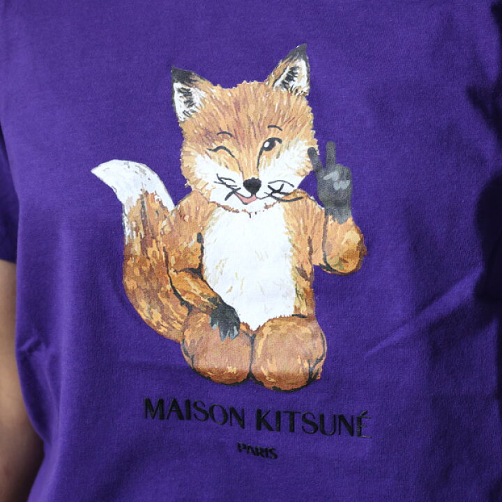 楽天市場】Maison Kitsune メゾンキツネ All Right Fox Print T-Shirts 