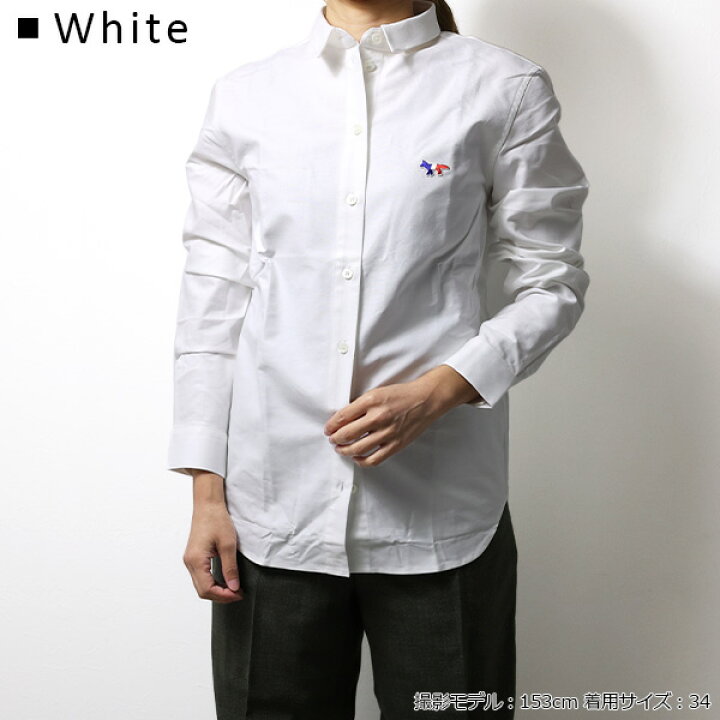 楽天市場】Maison Kitsune メゾンキツネ Tricolor Fox Patch Shirts 