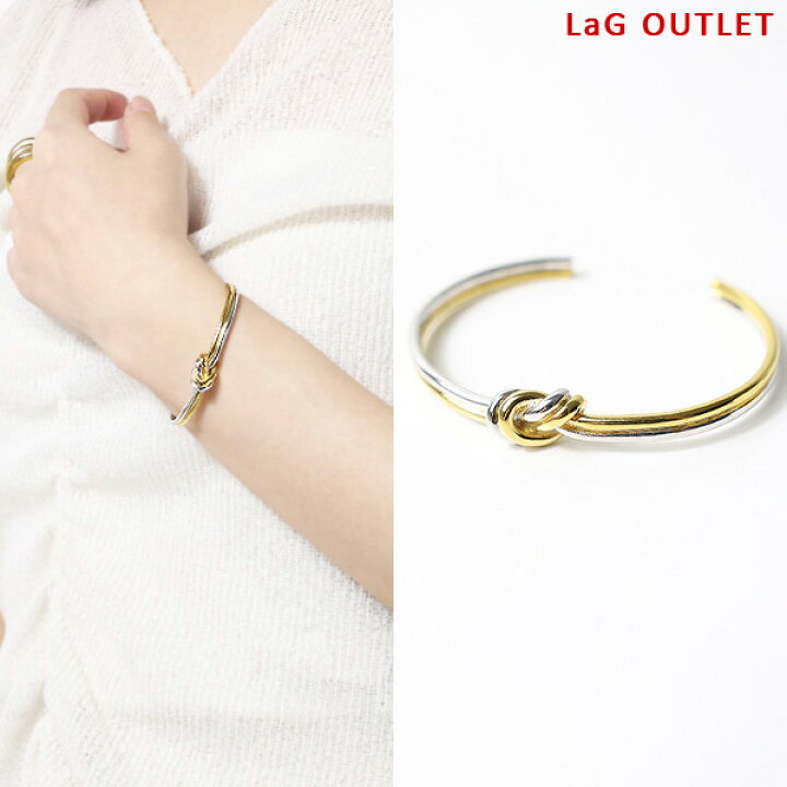 楽天市場】CELINE セリーヌ Knot Double Bracelet ノット ダブル  