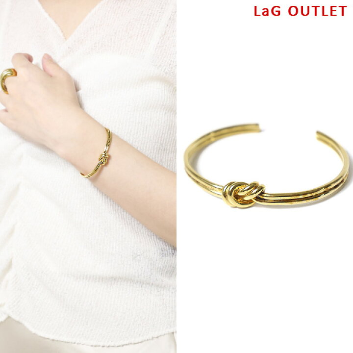 楽天市場】CELINE セリーヌ Knot Double Bracelet ノット ダブル 
