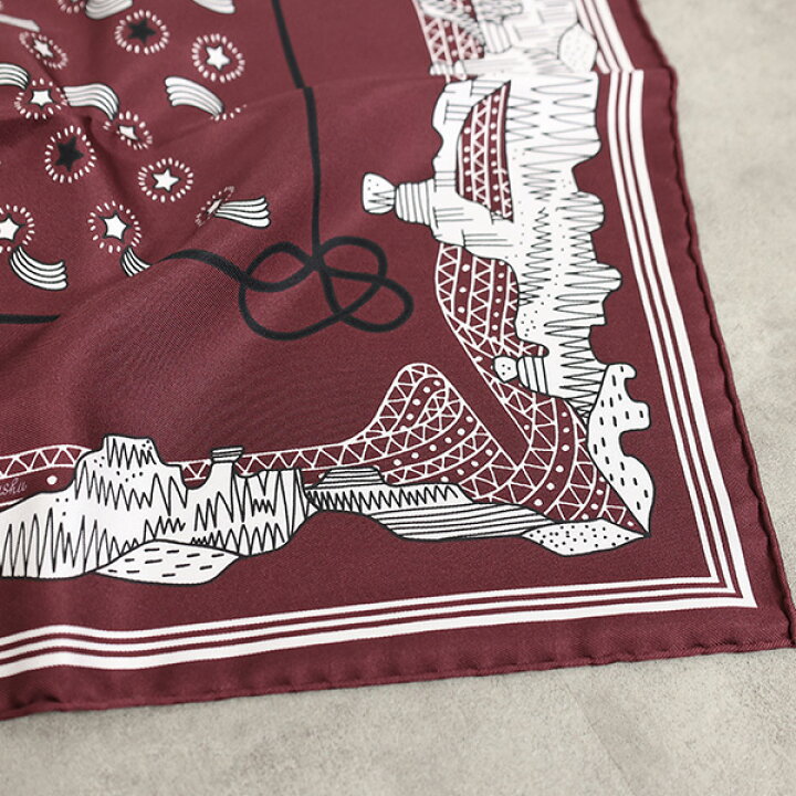 楽天市場】HERMES エルメス Les Canyons Etoiles Scarf 55 カレ55  