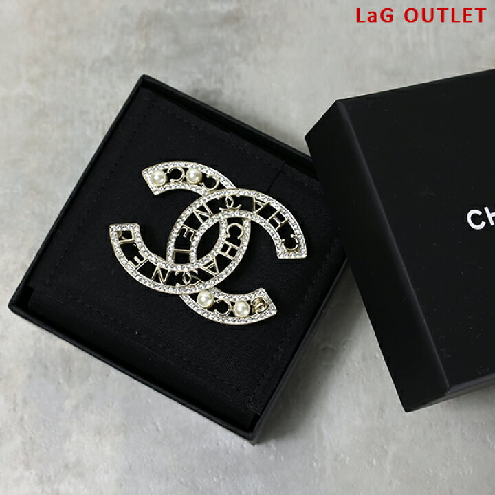 楽天市場】【LaGアウトレット】CHANEL シャネル COCO LOGO BROOCH ココ 