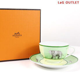 【LaGアウトレット】HERMES エルメス カップ＆ソーサー AFRICA CUP AND SAUCER アフリカ 03116P ペアセット 食器 テーブルウェア LaG Onlinestore